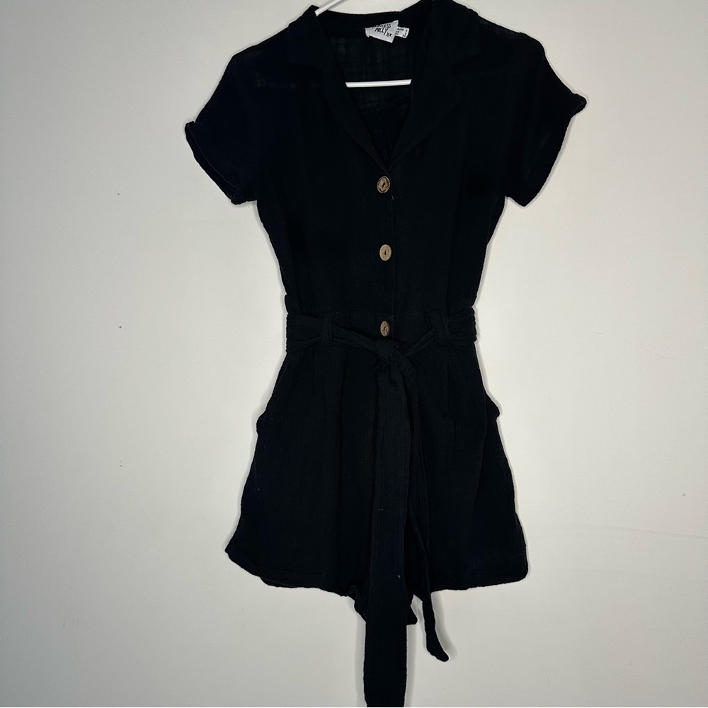 Princess Polly Ashens Romper Black - Picture 4 of 12